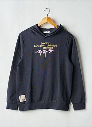 Sweat-shirt à capuche manches longues manches longues bleu NAME IT fille
