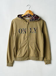 Veste casual poches vert ONLY fille