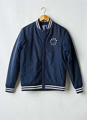 Blouson poches bleu JACK & JONES garcon