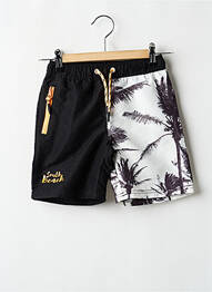Short de bain imprimé fantaisie noir NAME IT garcon