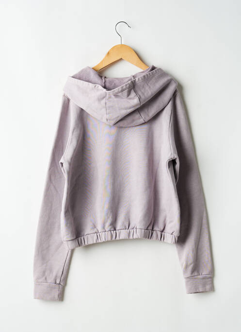 Sweat-shirt à capuche manches longues manches longues violet IKKS fille