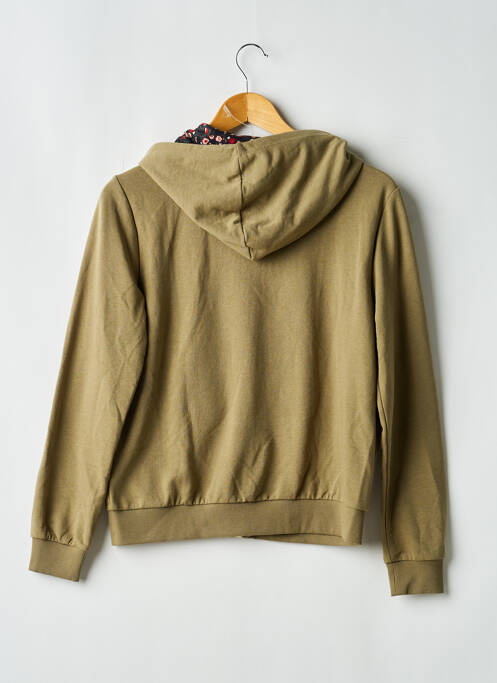 Veste casual resserrée sur le bas vert ONLY fille