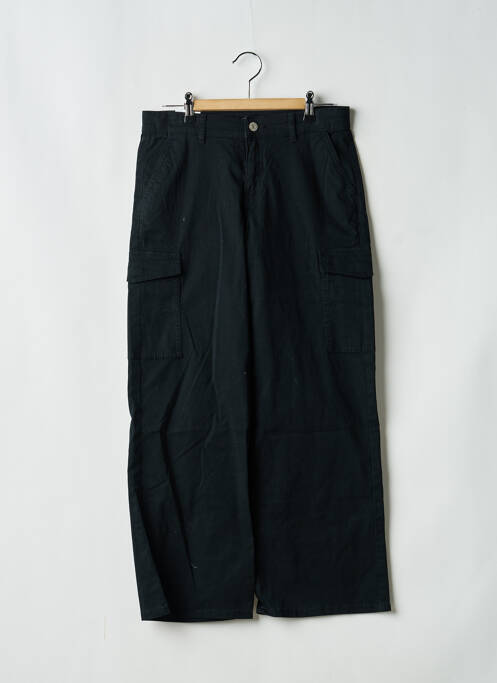 Pantalon droit fermeture zippée sous rabat boutonné noir NAME IT fille
