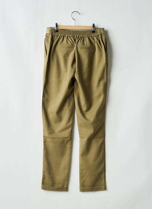 Pantalon droit coupe droite taille à pinces vert ONLY fille