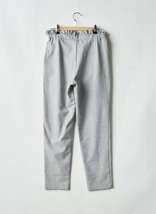 Pantalon droit poches taille élastique gris IKKS fille