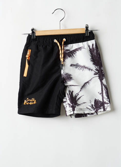 Short de bain imprimé fantaisie noir NAME IT garcon
