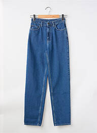 Jeans coupe slim stretch taille haute bleu AMERICAN VINTAGE femme