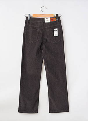 Pantalon droit stretch taille haute gris MKT STUDIO femme
