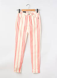 Jeans skinny taille basse taille basse beige SCOTCH & SODA femme
