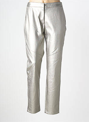 Pantalon chino taille normale taille normale argent VILA femme