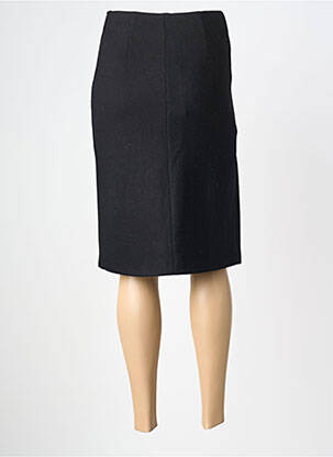 Jupe mi-longue taille à pinces noir GRACE & MILA femme