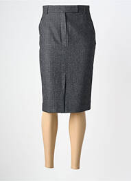 Jupe mi-longue taille à pinces gris GERARD DAREL femme
