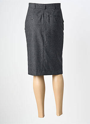 Jupe mi-longue taille à pinces gris GERARD DAREL femme
