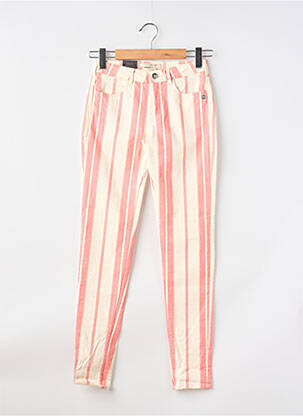 Jeans skinny taille basse taille basse beige SCOTCH & SODA femme