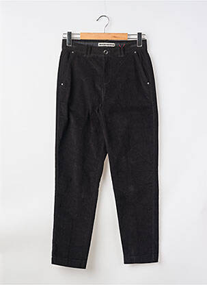 Pantalon chino fermeture zippée sous rabat boutonné taille normale noir STREET ONE femme