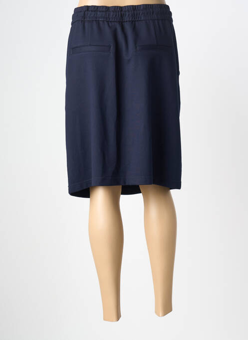 Jupe mi-longue taille à pinces bleu CECIL femme