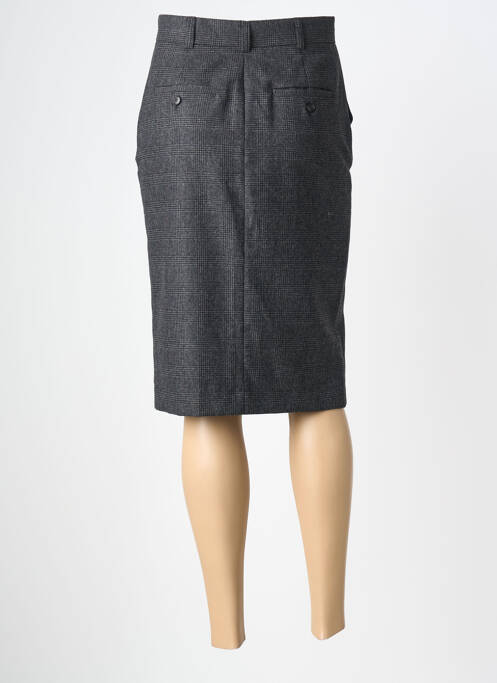 Jupe mi-longue taille à pinces gris GERARD DAREL femme