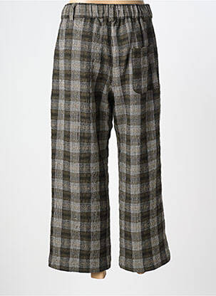 Pantalon large poches taille normale vert HOD femme