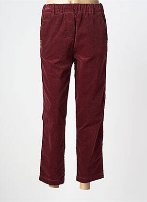 Pantalon 7/8 stretch taille normale rouge HOD femme