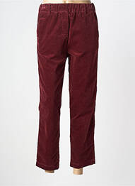 Pantalon 7/8 stretch taille normale rouge HOD femme