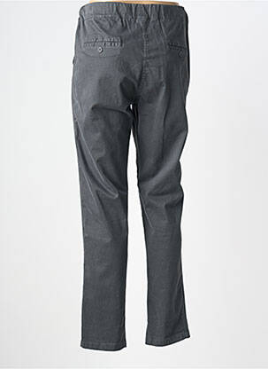Pantalon 7/8 tissage popeline taille normale gris PAKO LITTO femme
