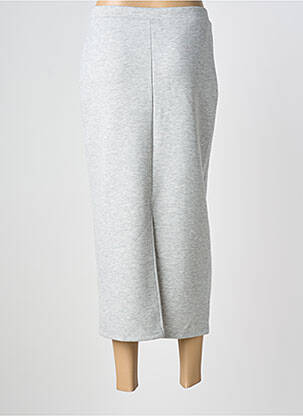 Jupe longue coupe droite gris VILA femme