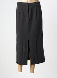 Jupe longue tissage crêpe noir VILA femme