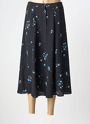 Jupe longue coupe fluide noir I.CODE (By IKKS) femme