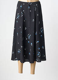 Jupe longue tissage crêpe noir I.CODE (By IKKS) femme
