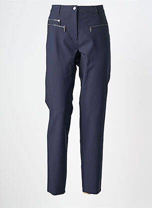Pantalon slim poches taille haute bleu BETTY BARCLAY femme