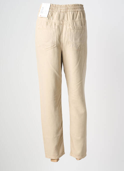 Jeans coupe slim stretch taille normale beige STREET ONE femme