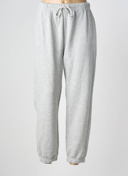 Jogging stretch gris PIECES femme