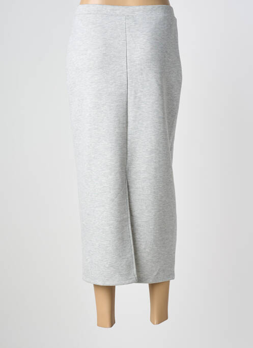 Jupe longue coupe droite gris VILA femme