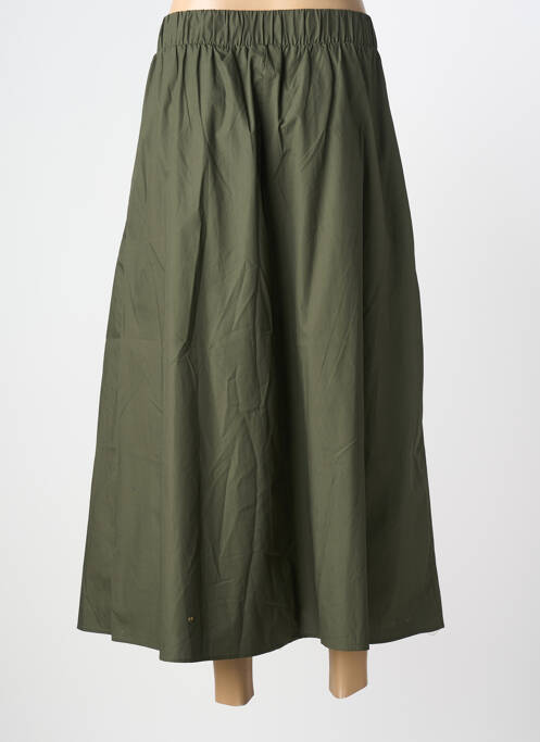 Jupe longue coupe évasée vert VILA femme