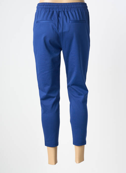 Pantalon 7/8 stretch taille normale bleu ICHI femme