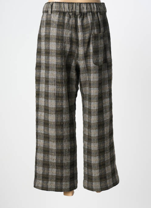 Pantalon large taille normale taille normale vert HOD femme