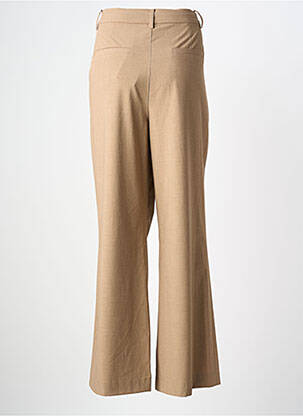 Pantalon droit taille à pinces taille normale beige JC.SOPHIE femme