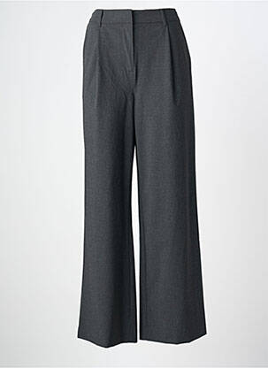 Pantalon droit taille à pinces taille normale gris JC.SOPHIE femme