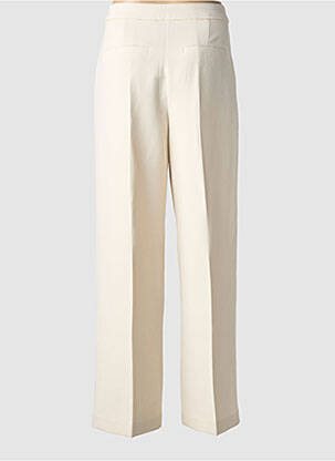 Pantalon droit taille à pinces taille normale beige B.YOUNG femme