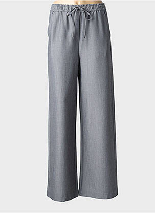 Pantalon droit stretch taille normale gris B.YOUNG femme