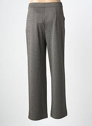 Pantalon droit stretch taille normale gris B.YOUNG femme