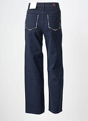 Jeans coupe droite taille normale taille normale bleu ICHI femme