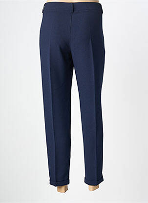 Pantalon 7/8 stretch taille normale bleu PAKO LITTO femme