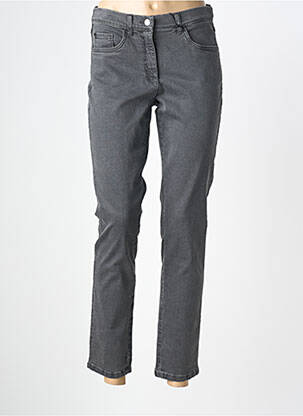 Jeans coupe slim stretch taille normale gris BETTY BARCLAY femme