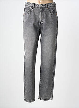 Jeans coupe slim tissage brut taille normale gris MKT STUDIO femme