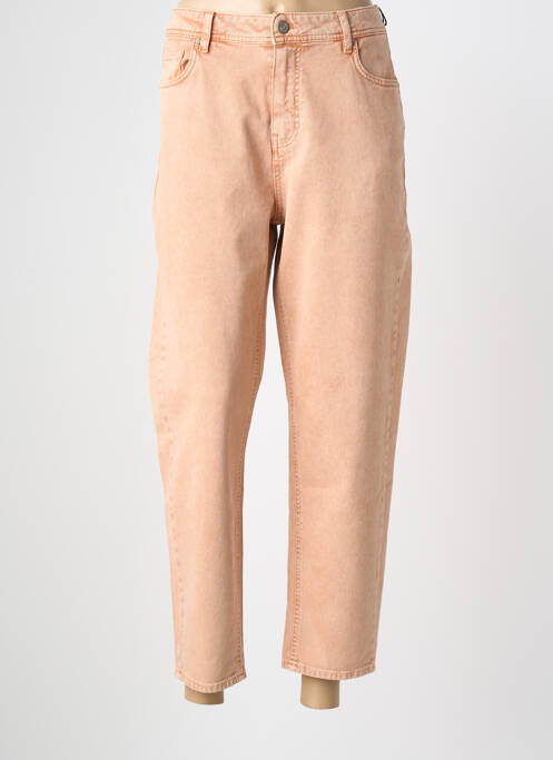 Jeans coupe droite taille normale taille normale rose HOD femme