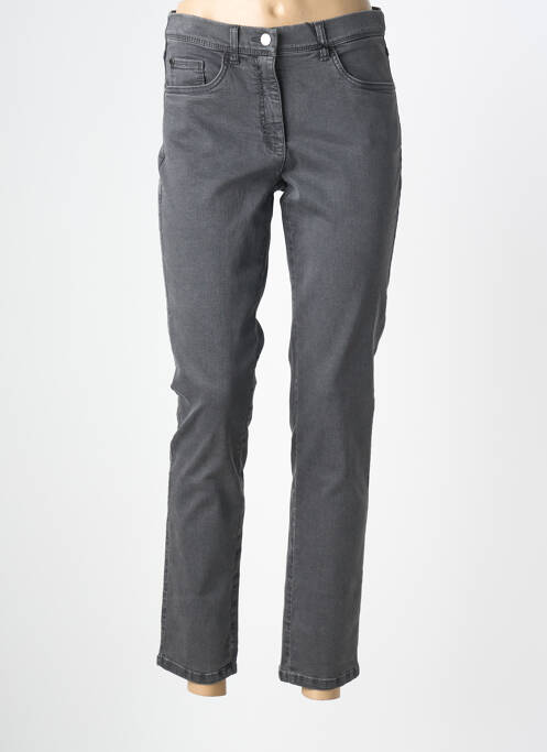 Jeans coupe slim stretch taille normale gris BETTY BARCLAY femme