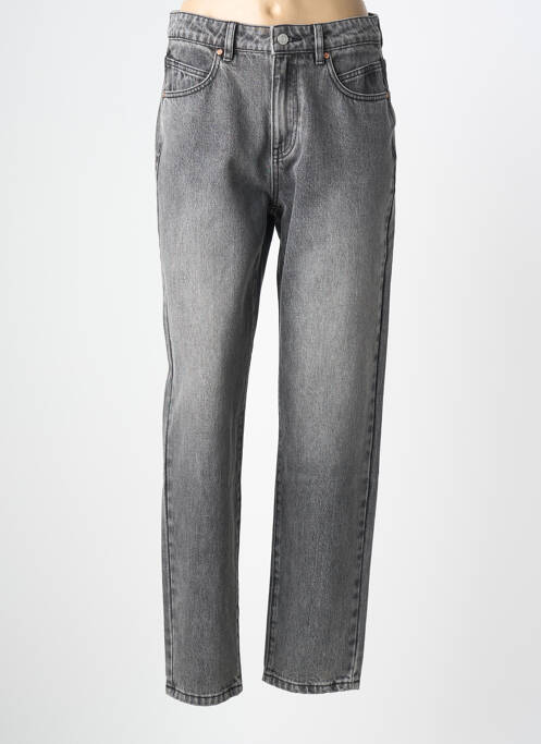 Jeans coupe slim tissage brut taille normale gris MKT STUDIO femme