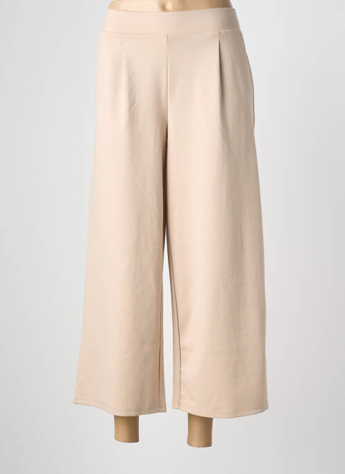 Pantalon 7/8 stretch taille normale beige ICHI femme