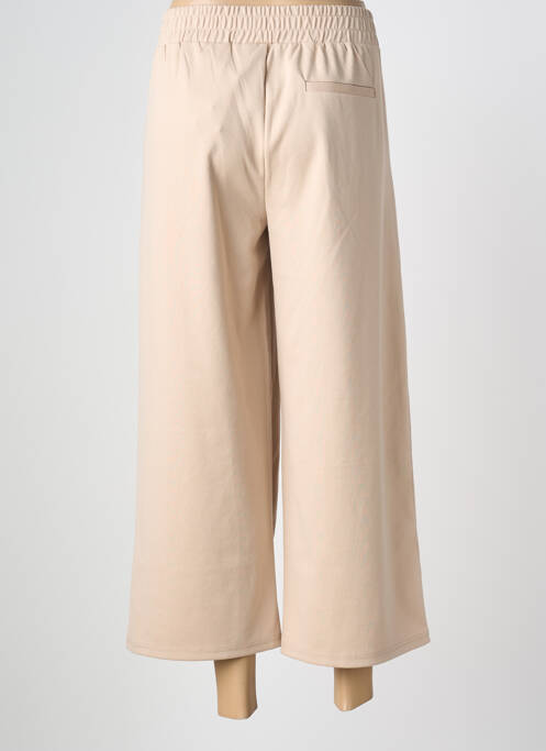 Pantalon 7/8 stretch taille normale beige ICHI femme